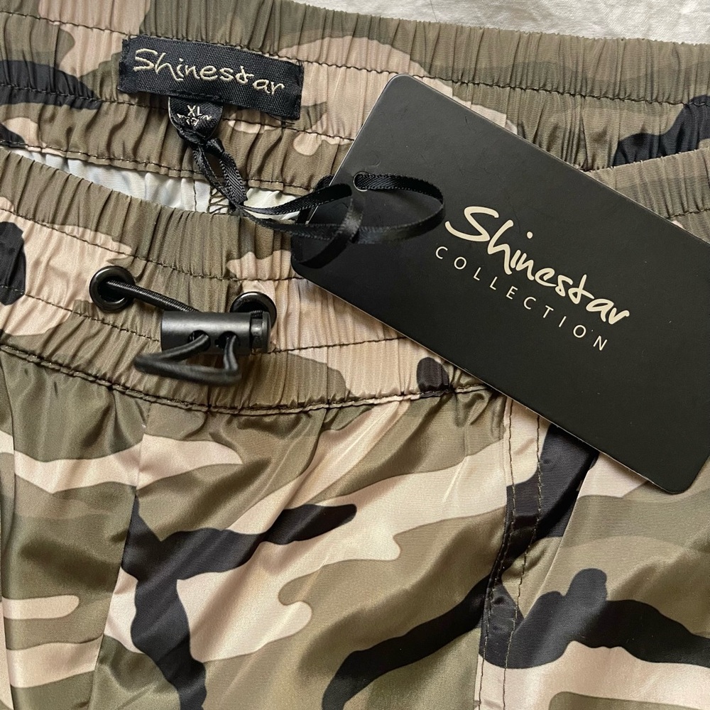 New with tag - Shinestar - military print wind breaker shorts - Picture 6 of 11